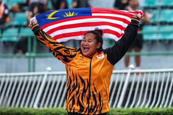 hammer-throw Grace Wong pecah rekod temasya empat kali raih emas Sukan SEA
