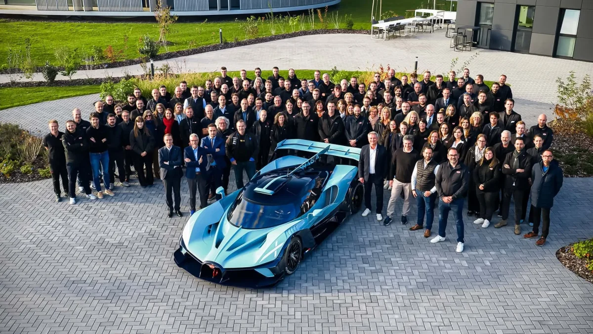 Bugatti completes production of the bolide as the w-16 era nears its end