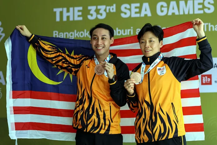 menembak Johnathan-Joseline puas hati dengan gangsa Sukan SEA 2025