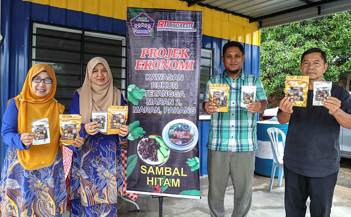 sambal Sokongan KRT lonjak pemasaran sambal hitam suri rumah di Maran