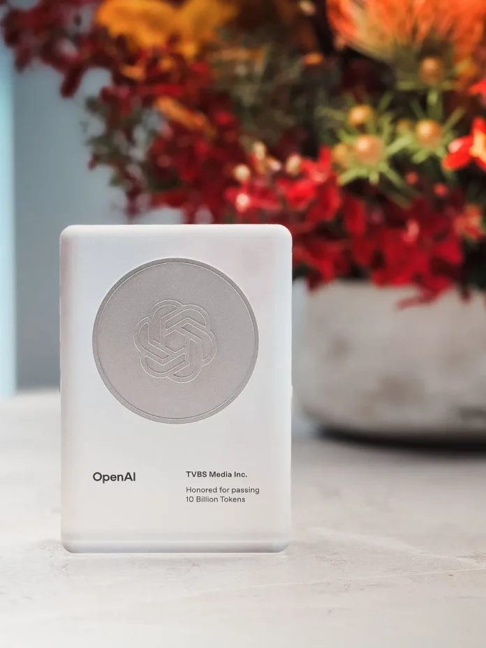 tvbs TVBS received official acknowledgment from OpenAI for surpassing 10 billion tokens in internal AI usage