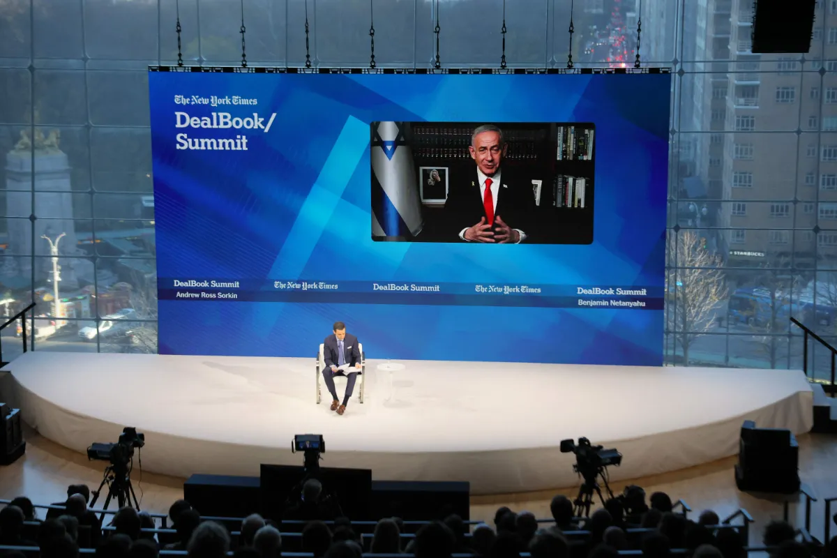 us-business-and-government-leaders-speak-at-new-york-time-s-deal-200052 Netanyahu