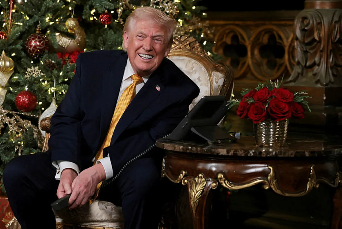 usa-trump (8) NORAD tracks Santa's Yuletide sleigh ride for 70th year