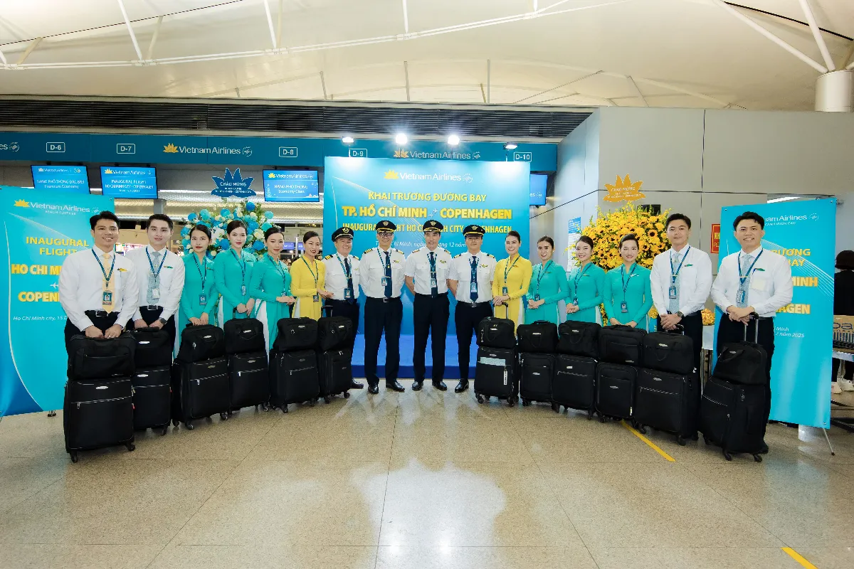 vietnam-crew Vietnam Airlines Debuts Direct Ho Chi Minh City–Copenhagen Service