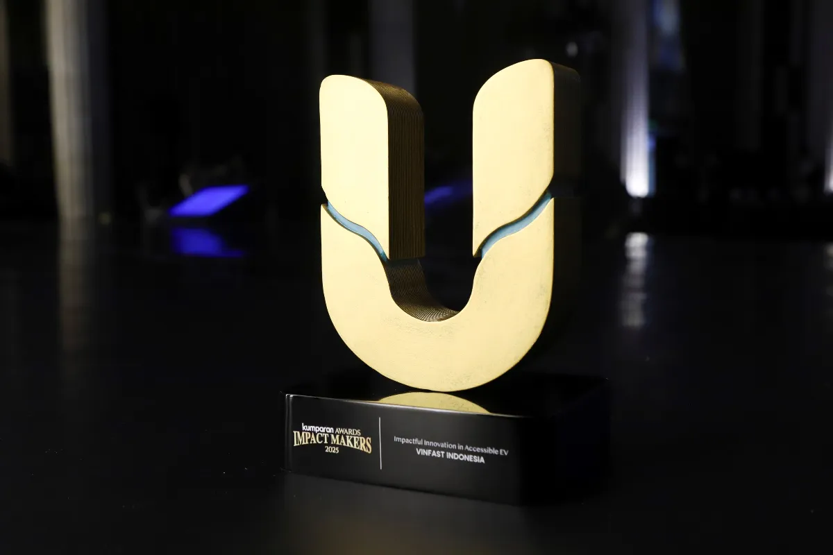 Vinfast honored in indonesia with kumparan awards: impact makers 2025