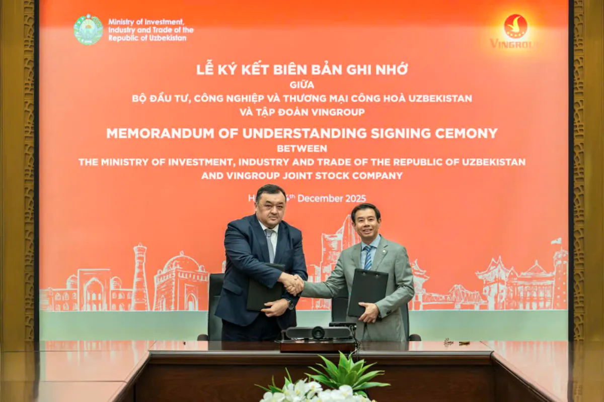 vingroup Vingroup Signs Strategic Cooperation with The Government of Uzbekistan, Opening Large-Scale Investment Opportunities in Central Asia