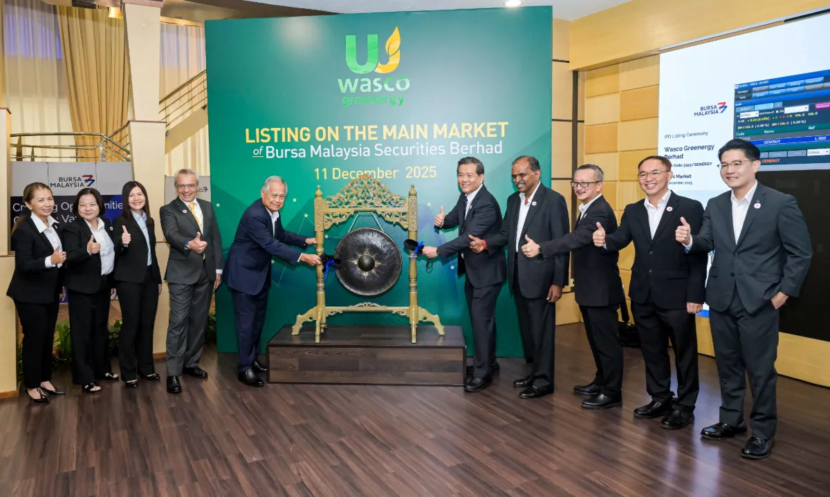 Wasco Greenergy optimistic on long-term prospects, unfazed by soft debut on Bursa