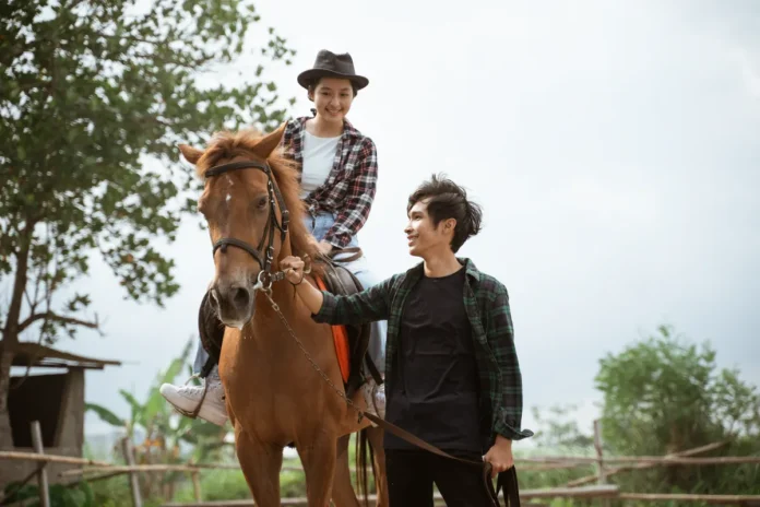 Horse riding provides a calm outdoor activity for Chinese New Year, adding variety to festive outings during the holiday period.