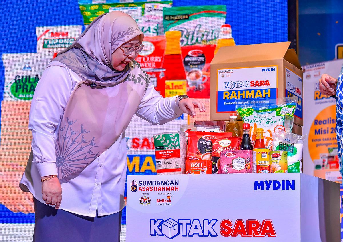 200,000 Kotak Sara Rahmah disasarkan untuk golongan memerlukan hingga akhir tahun
