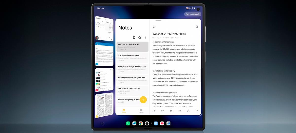 Slimmer, stronger, smarter foldable for entrepreneurs - vivo x fold5