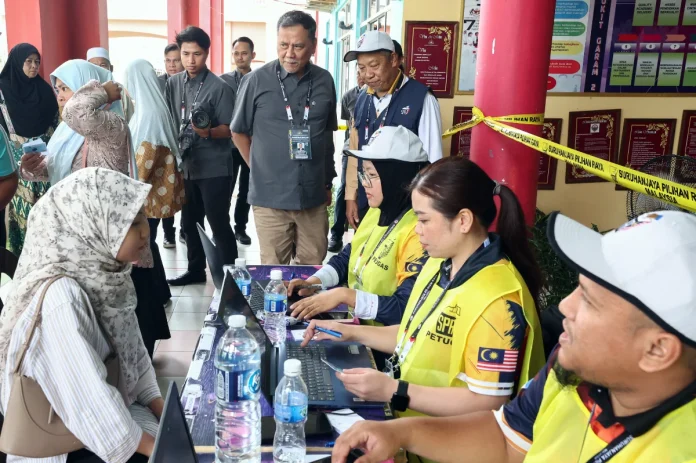 43.23% keluar mengundi dalam PRK Kinabatangan setakat 1 tengah hari