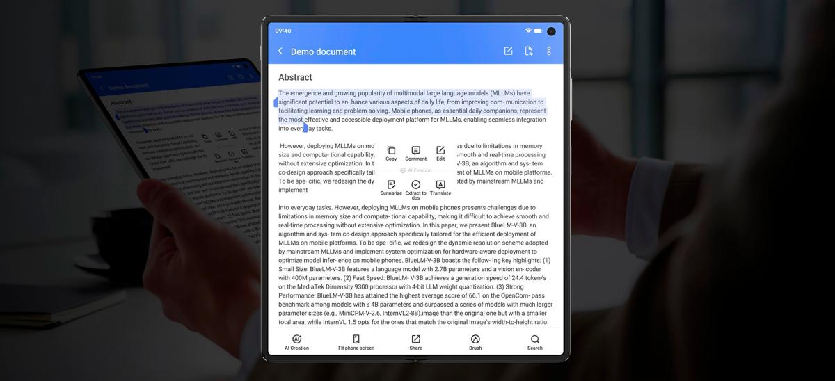 Slimmer, stronger, smarter foldable for entrepreneurs - vivo x fold5