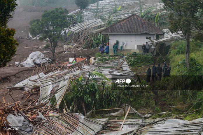 Indonesia landslide kills eight, more than 80 missing