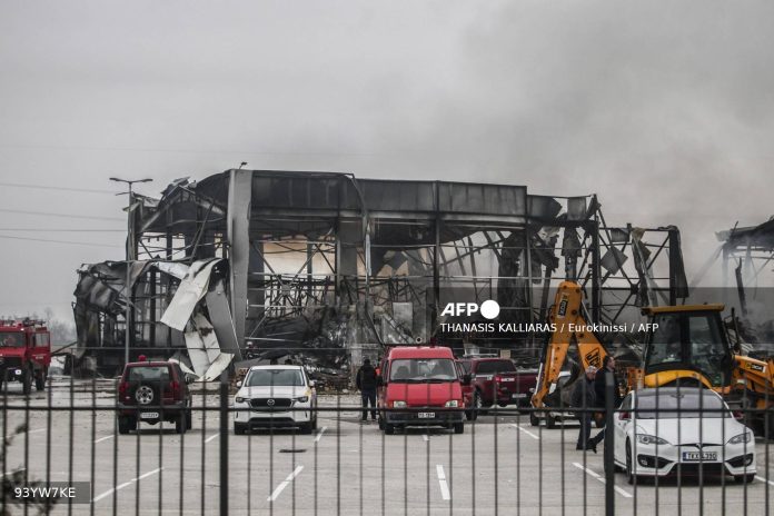 Three arrests following fatal biscuit factory fire in Greece