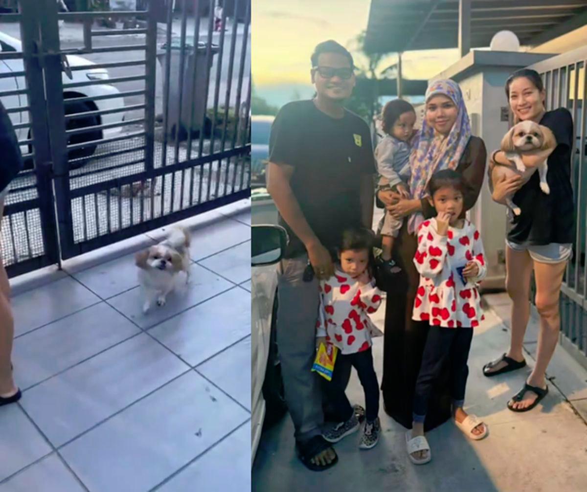 Abang Shopee brings family to visit viral dog Pin Pin — Netizens go ‘awww’ Abang Shopee brings family to visit viral dog Pin Pin — Netizens go ‘awww’
