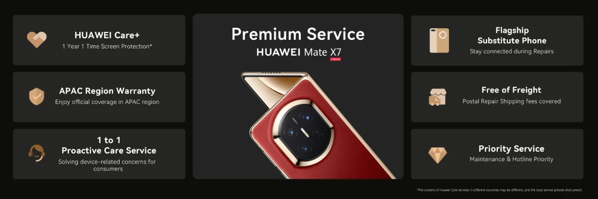 Huawei mate x7 foldable launches in malaysia at rm8,688