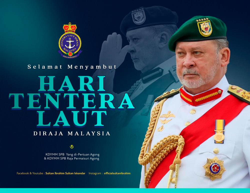 Agong zahir ucapan selamat Hari TLDM ke-91 Agong zahir ucapan selamat Hari TLDM ke-91
