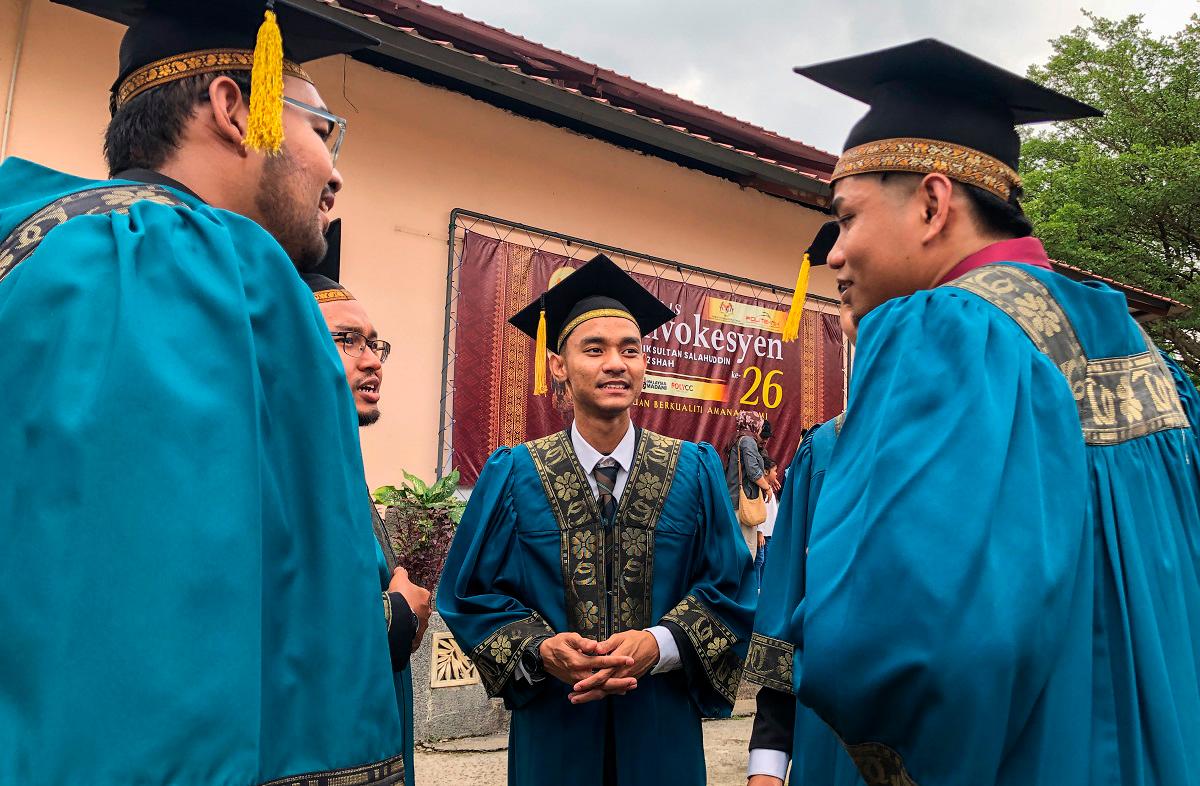 Ahmad Tasnim sole Techno-Huffaz graduate at PSA polytechnic