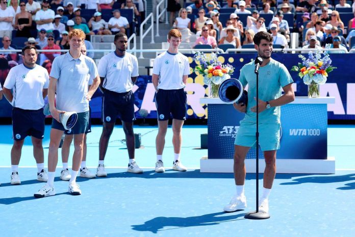 Alcaraz claims Cincinnati Open as Sinner retires due to illness