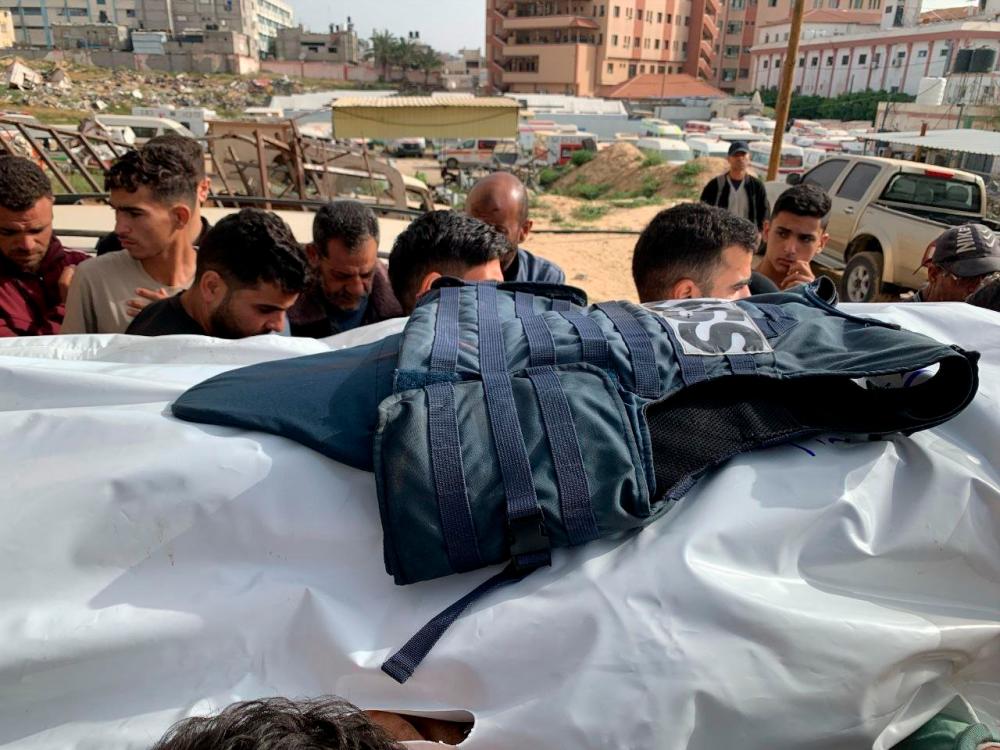Another Palestinian journalist killed in Israeli attack in Gaza, death toll rises to 210 Another Palestinian journalist killed in Israeli attack in Gaza, death toll rises to 210