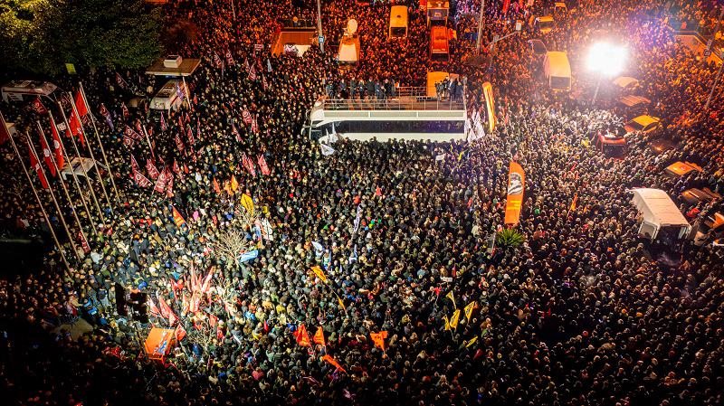 Arrested Istanbul mayor urges judges to act as protests resume Arrested Istanbul mayor urges judges to act as protests resume