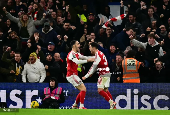 Arsenal edge Chelsea in thrilling League Cup semi-final first leg