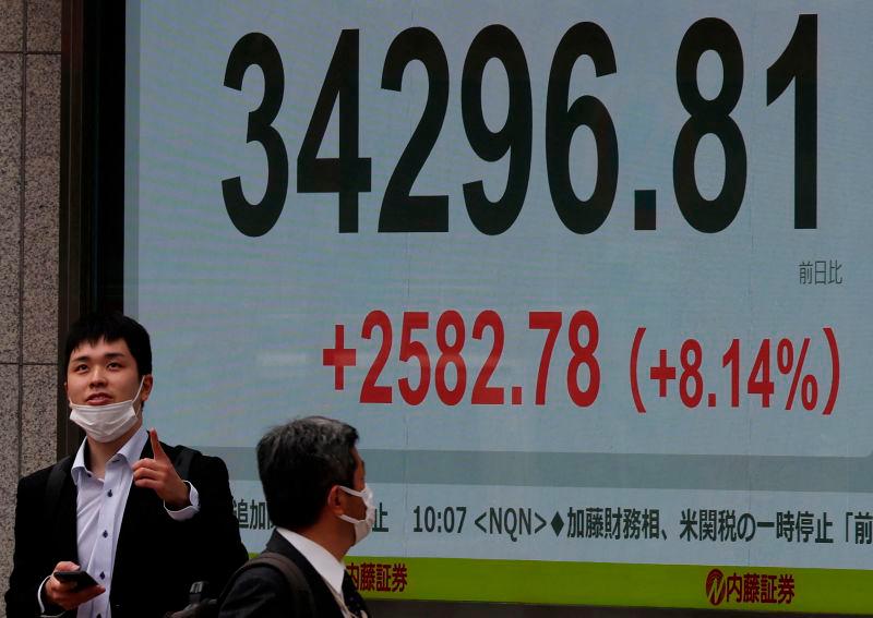 Asia stocks rebound after Trump tariff reversal Asia stocks rebound after Trump tariff reversal