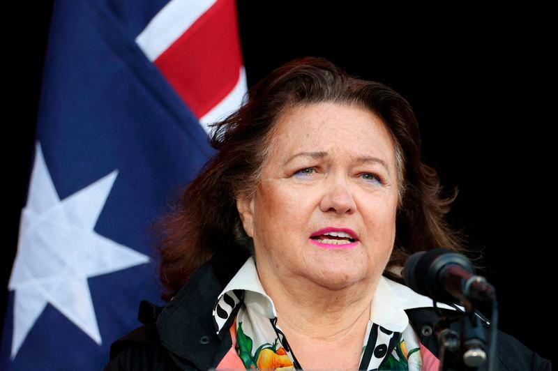 Australia's richest person says she wants Trump-like reforms as election nears