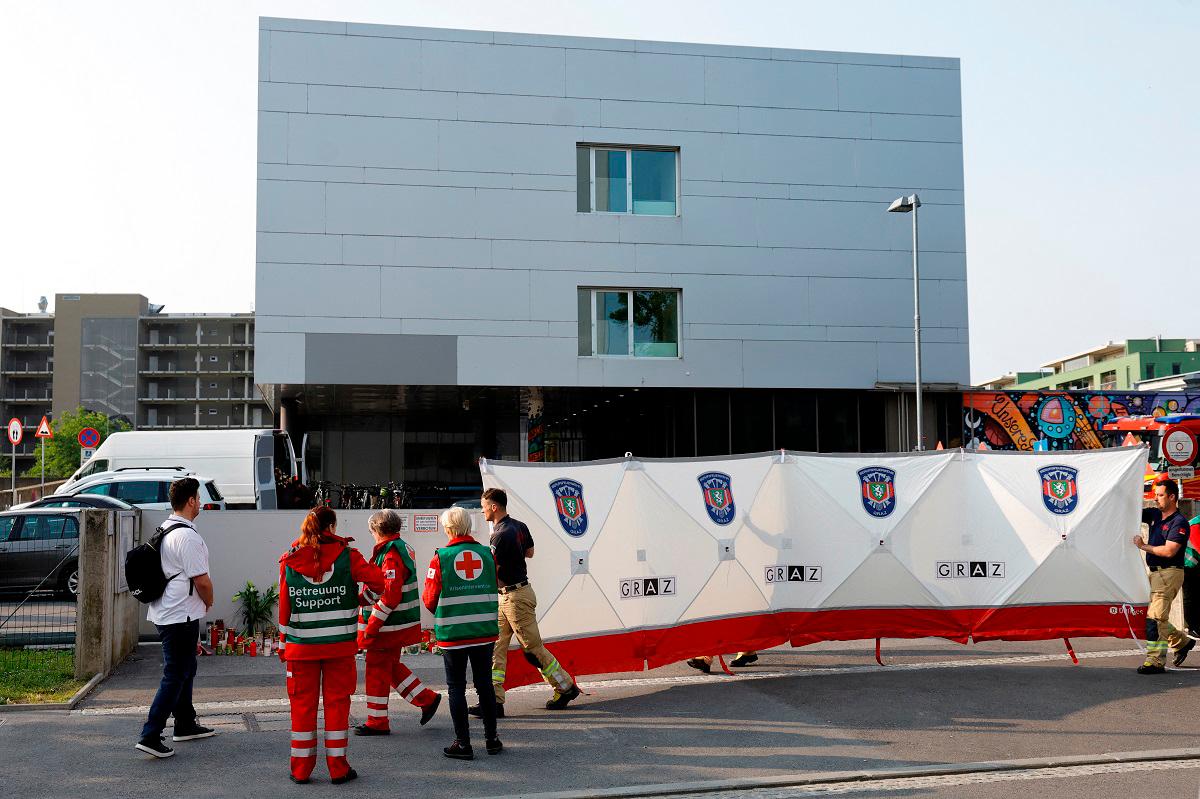 Austrian police search for answers after mass shooting in school