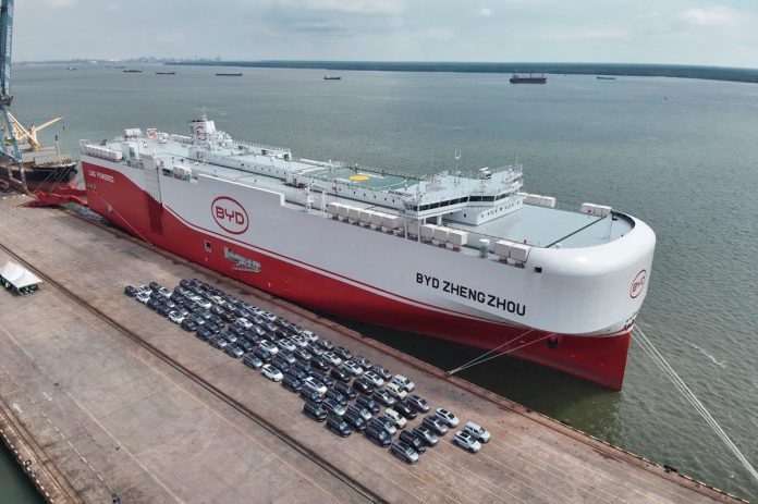 BYD strengthens EV supply chain with arrival of Zhengzhou vessel in Malaysia