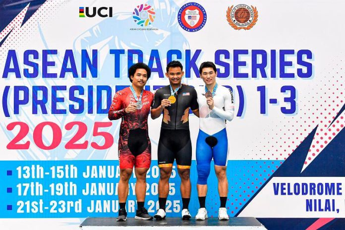 ‘Boy wonder’ Muhammad Ridwan storms to keirin glory