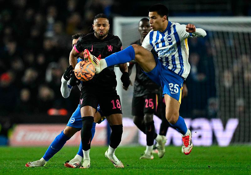 Chelsea crash out of FA Cup at Brighton, Man City survive Orient scare