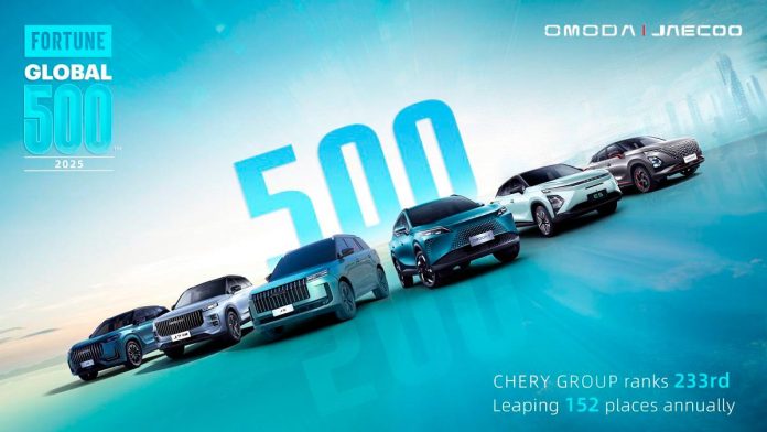 Chery exports 5 million cars; OMODA | JAECOO leads