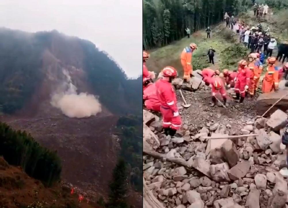 China landslide that buried dozens caused by prolonged rain: state media China landslide that buried dozens caused by prolonged rain: state media