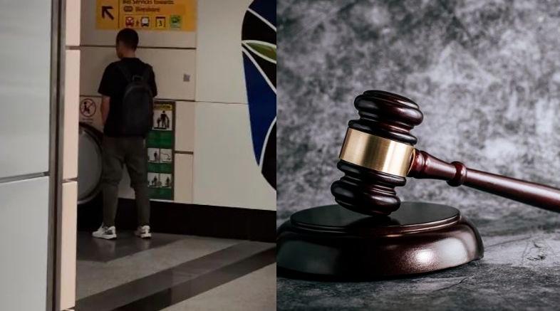 Chinese national fined over RM6,000 in Singapore for urinating on escalator handrail Chinese national fined over RM6,000 in Singapore for urinating on escalator handrail