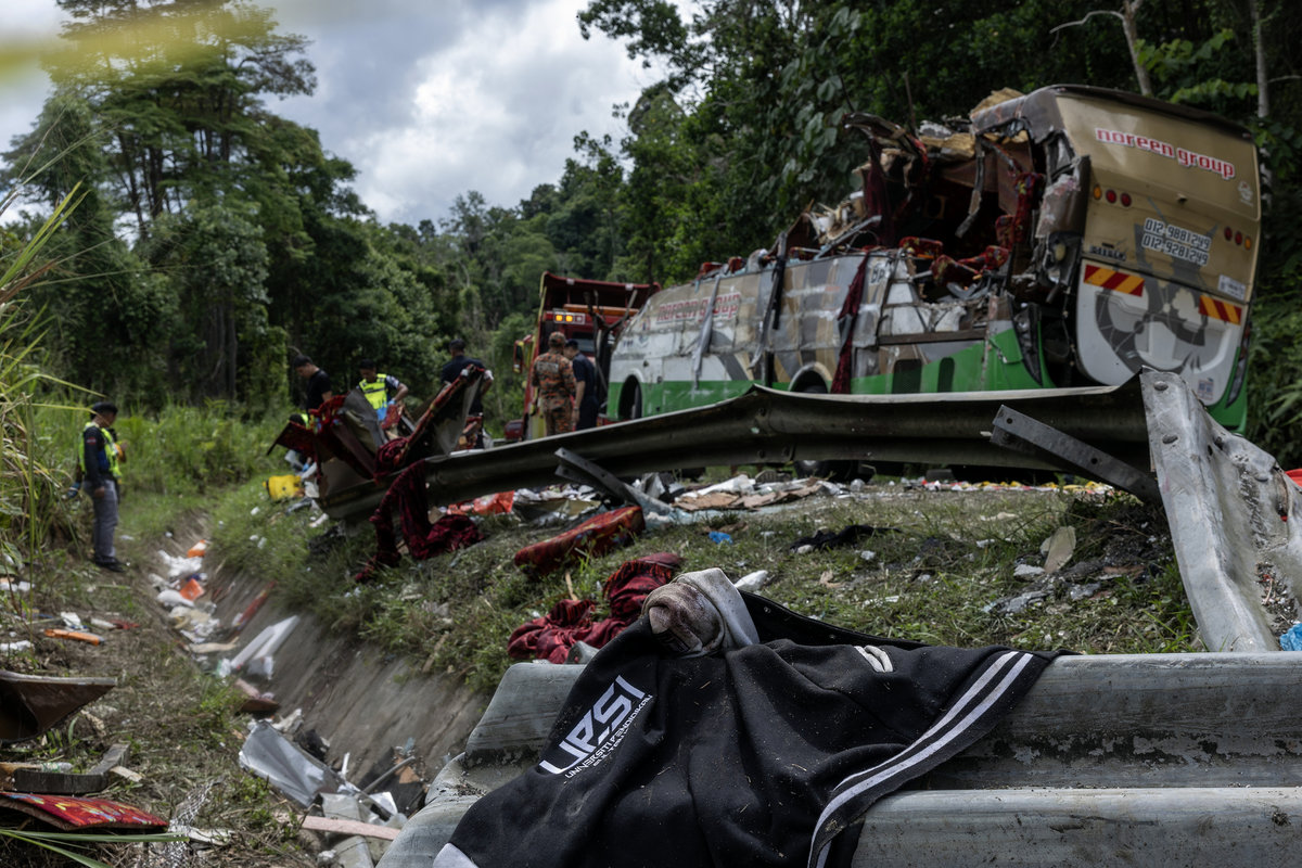 Chronology of tragic UPSI bus crash that claimed 15 lives