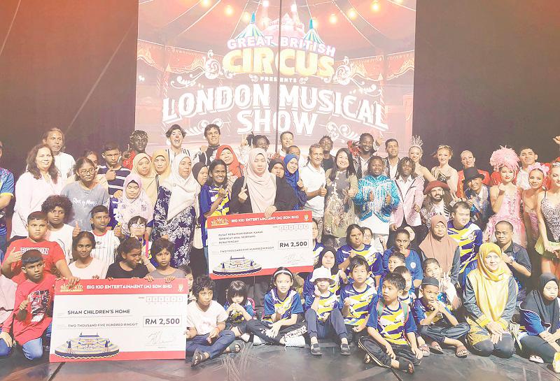 Circus treat for residents of  2 children’s shelter homes