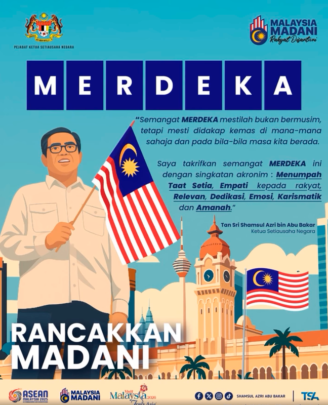 Civil servants urged to fly Jalur Gemilang at home, workplace Civil servants urged to fly Jalur Gemilang at home, workplace