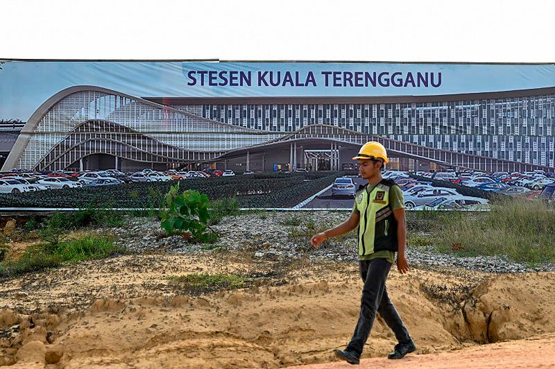 Construction of ECRL in Terengganu fastest, achieved 90% progress - Ahmad Samsuri Construction of ECRL in Terengganu fastest, achieved 90% progress - Ahmad Samsuri