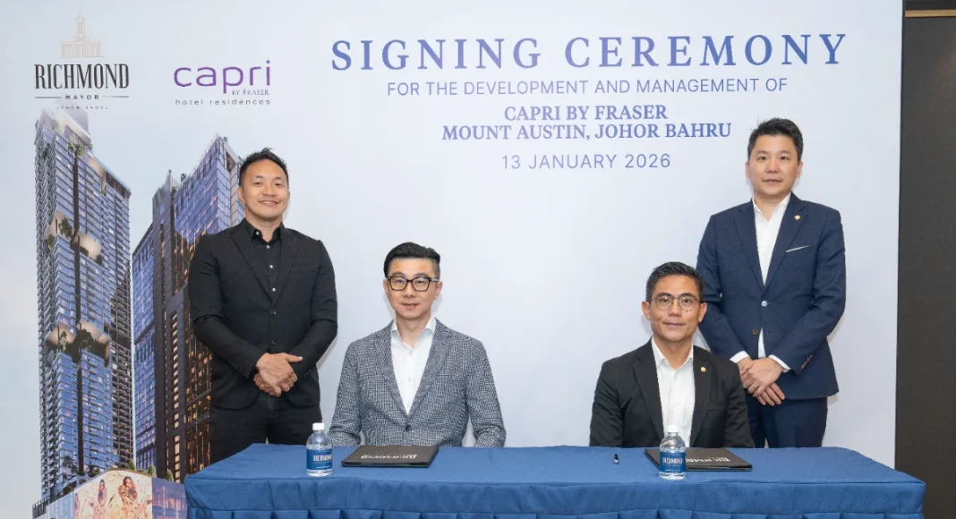 Richmond Asia Group taps Frasers Hospitality for JB project