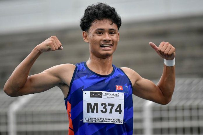 Danish delight! Teen steals show with stunning sprint double