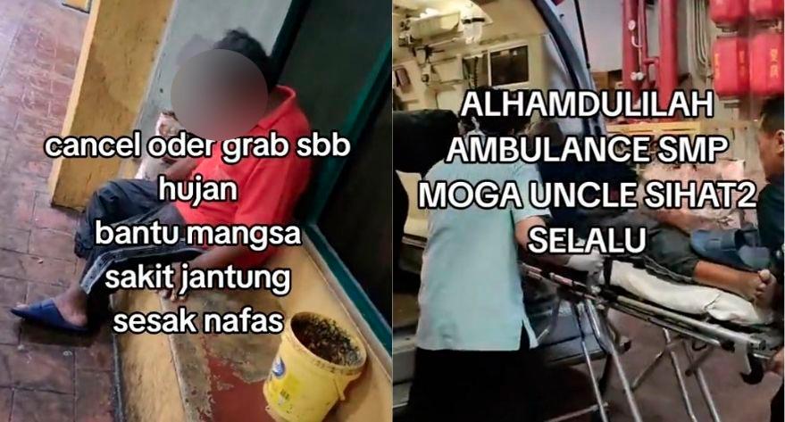 Delivery rider cancels order to help elderly man with cardiac arrest Delivery rider cancels order to help elderly man with cardiac arrest