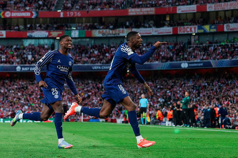 Dembele sinks Arsenal as PSG seize edge in Champions League semi-final Dembele sinks Arsenal as PSG seize edge in Champions League semi-final