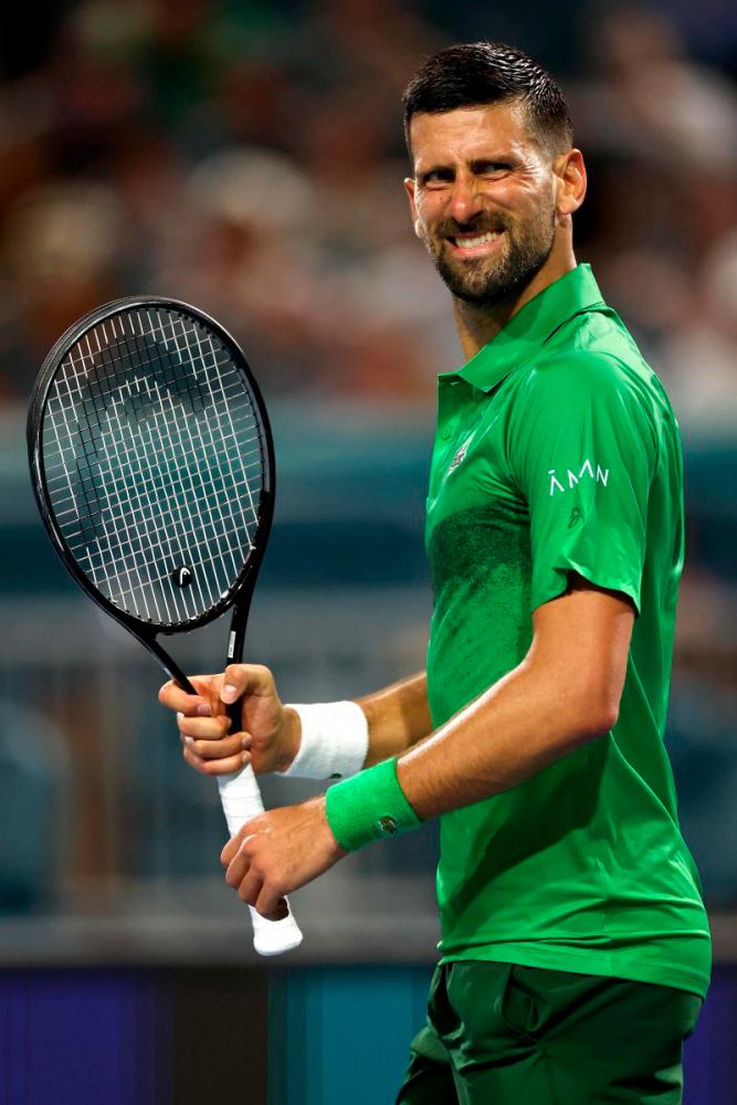 Djokovic marches into Miami quarters as Ruud exits Djokovic marches into Miami quarters as Ruud exits