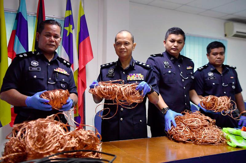 Ex-convict nabbed over cable theft in Teluk Intan