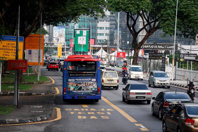 Extension of dedicated bus lane in Jalan Ampang can save 30 minutes of travel time - Rapid Bus Extension of dedicated bus lane in Jalan Ampang can save 30 minutes of travel time - Rapid Bus
