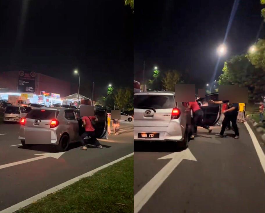 Female Axia driver gets assaulted by man for nearly running over his child
