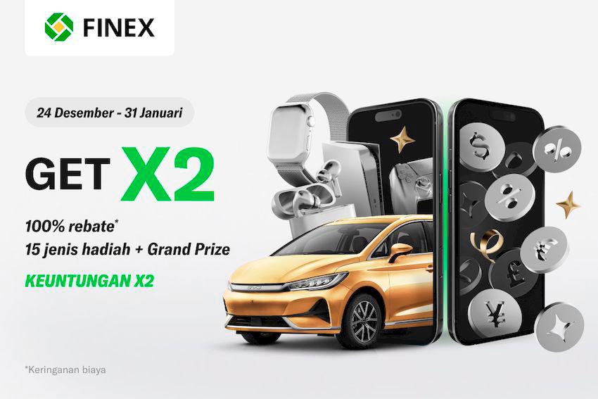 Finex Launched 'Get X2' Trading Competition to Celebrate the New Year Finex Launched 'Get X2' Trading Competition to Celebrate the New Year
