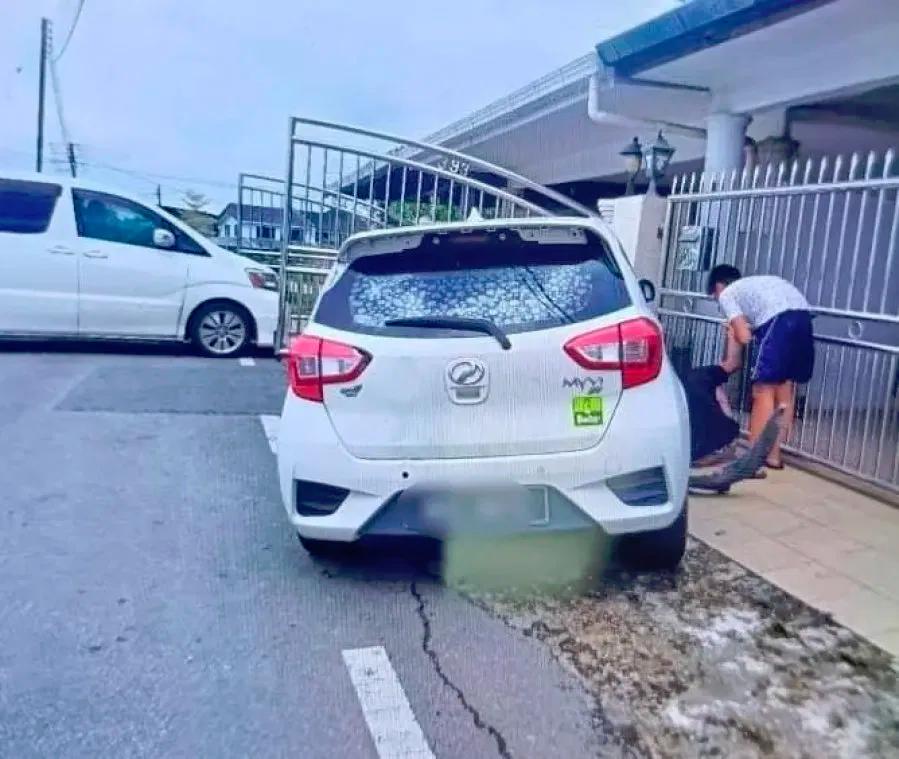 Furious over RM25 debt, man runs over victim, assaults young son