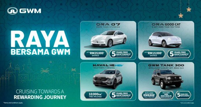 GWM Malaysia launches “Raya Bersama GWM” campaign to celebrate Hari Raya Aidilfitri GWM Malaysia launches “Raya Bersama GWM” campaign to celebrate Hari Raya Aidilfitri